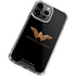 DC Comics Wonder Woman Gold Emblem iPhone 15 Pro Clear Case